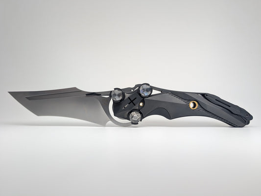 Poikilo x Mundus "Penitentia" Buttonlock Folding Knife