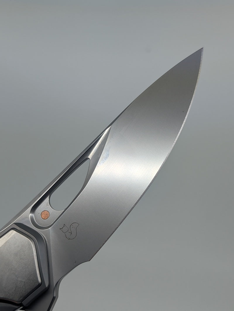 Poikilo x Vulpex Knives "Shark" S1 Framelock Folding Knife