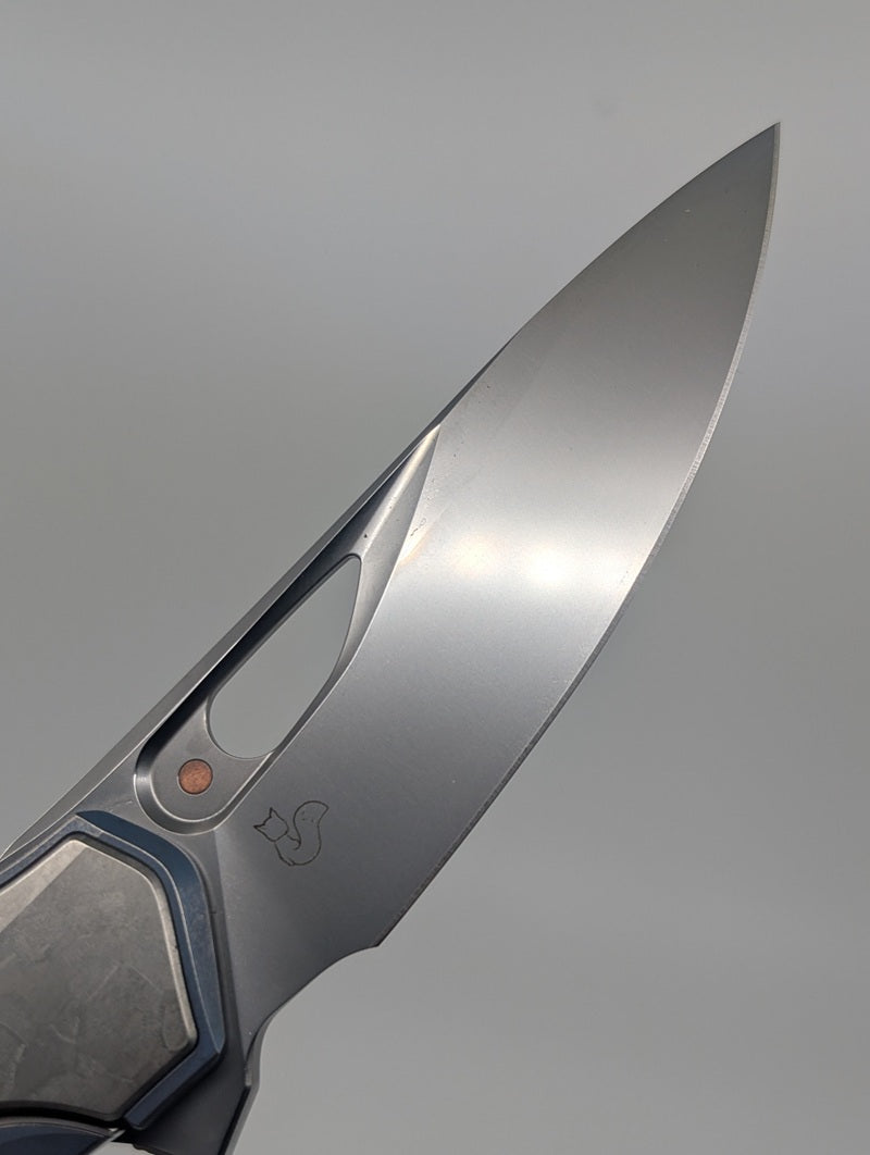 Poikilo x Vulpex Knives "Shark" S2 Framelock Folding Knife