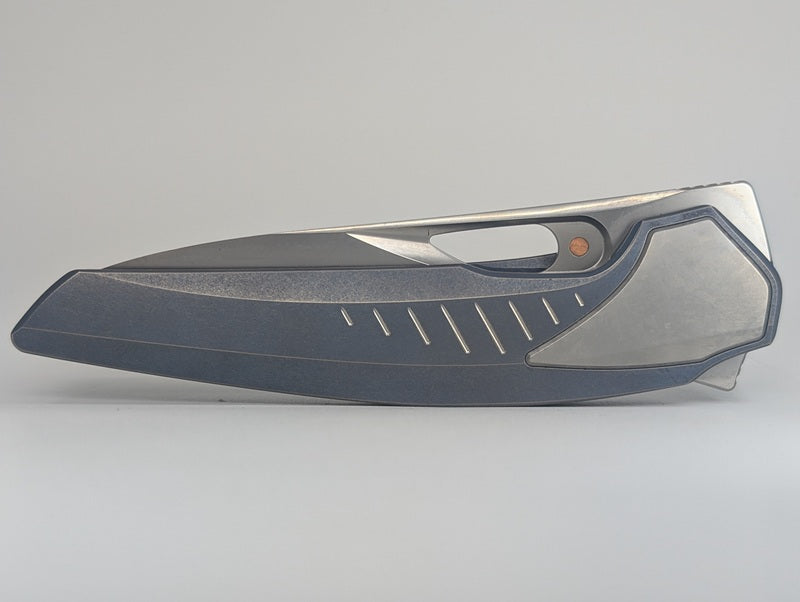 Poikilo x Vulpex Knives "Shark" S2 Framelock Folding Knife