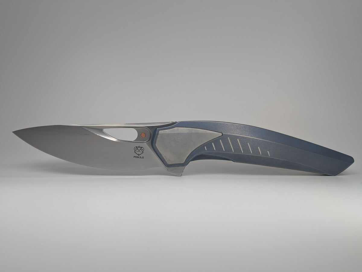Poikilo x Vulpex Knives "Shark" S2 Framelock Folding Knife