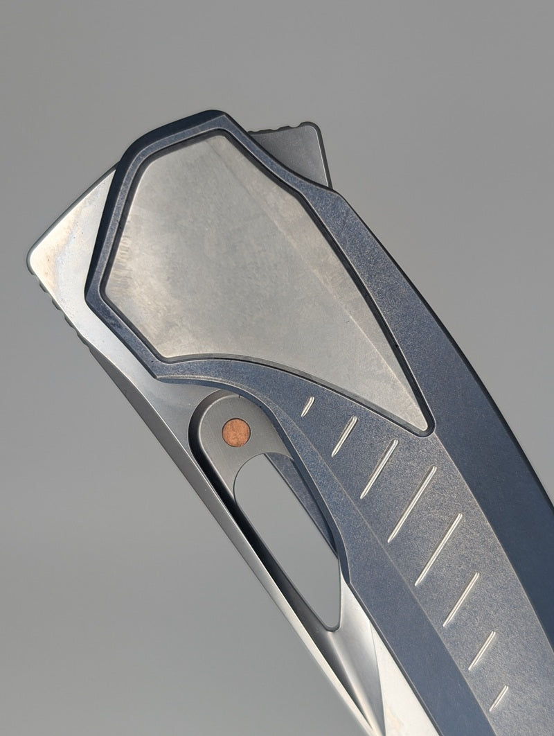 Poikilo x Vulpex Knives "Shark" S2 Framelock Folding Knife