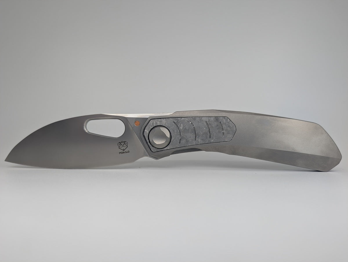 Poikilo x Vulpex "Crab" Framelock Folding Knife