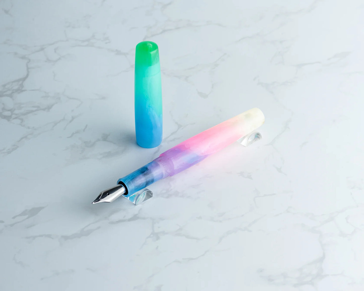 Rhys' Pieces Custom Fountain Pen - "TiAno Fade"