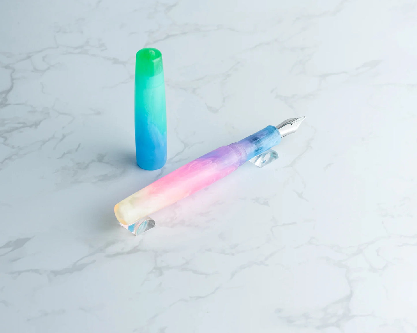 Rhys' Pieces Custom Fountain Pen - "TiAno Fade"