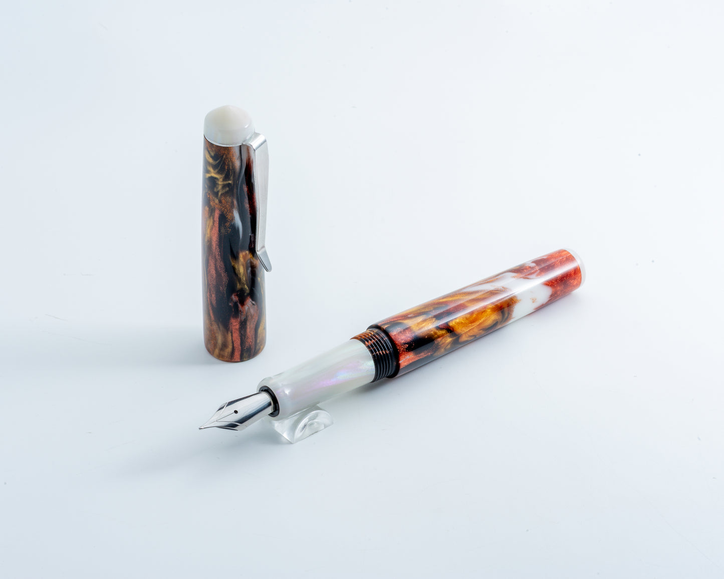 Rhys' Pieces Custom Fountain Pen - "Cataclysm"