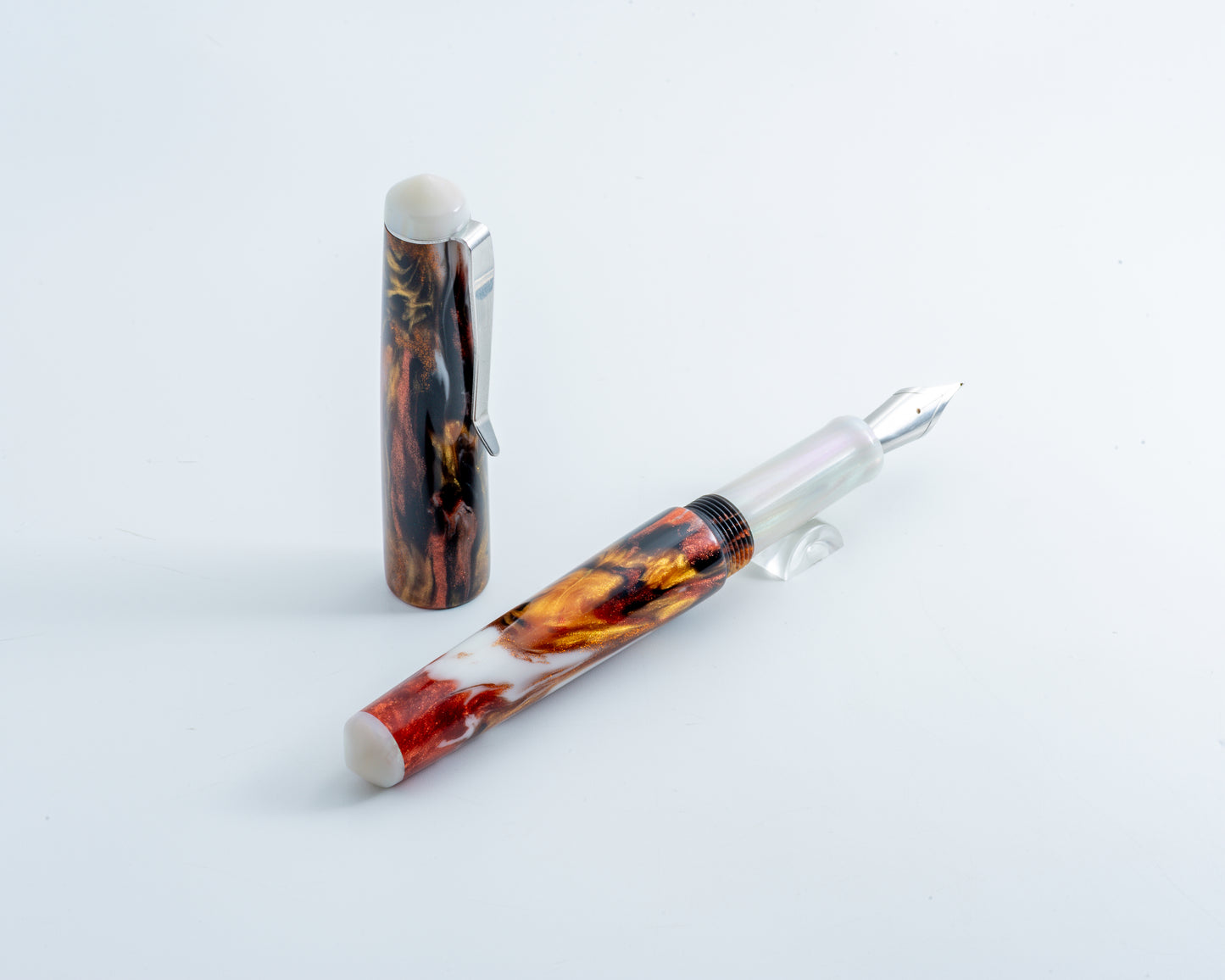 Rhys' Pieces Custom Fountain Pen - "Cataclysm"