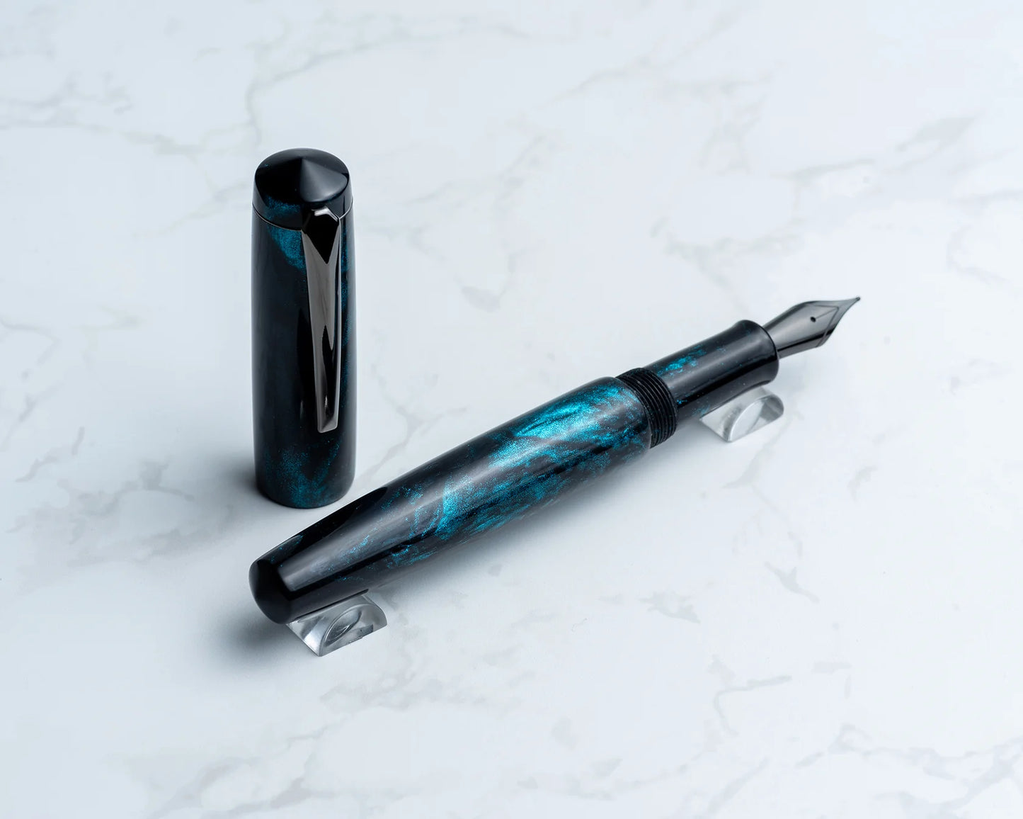 Rhys' Pieces Custom Fountain Pen - "Dark Matter"