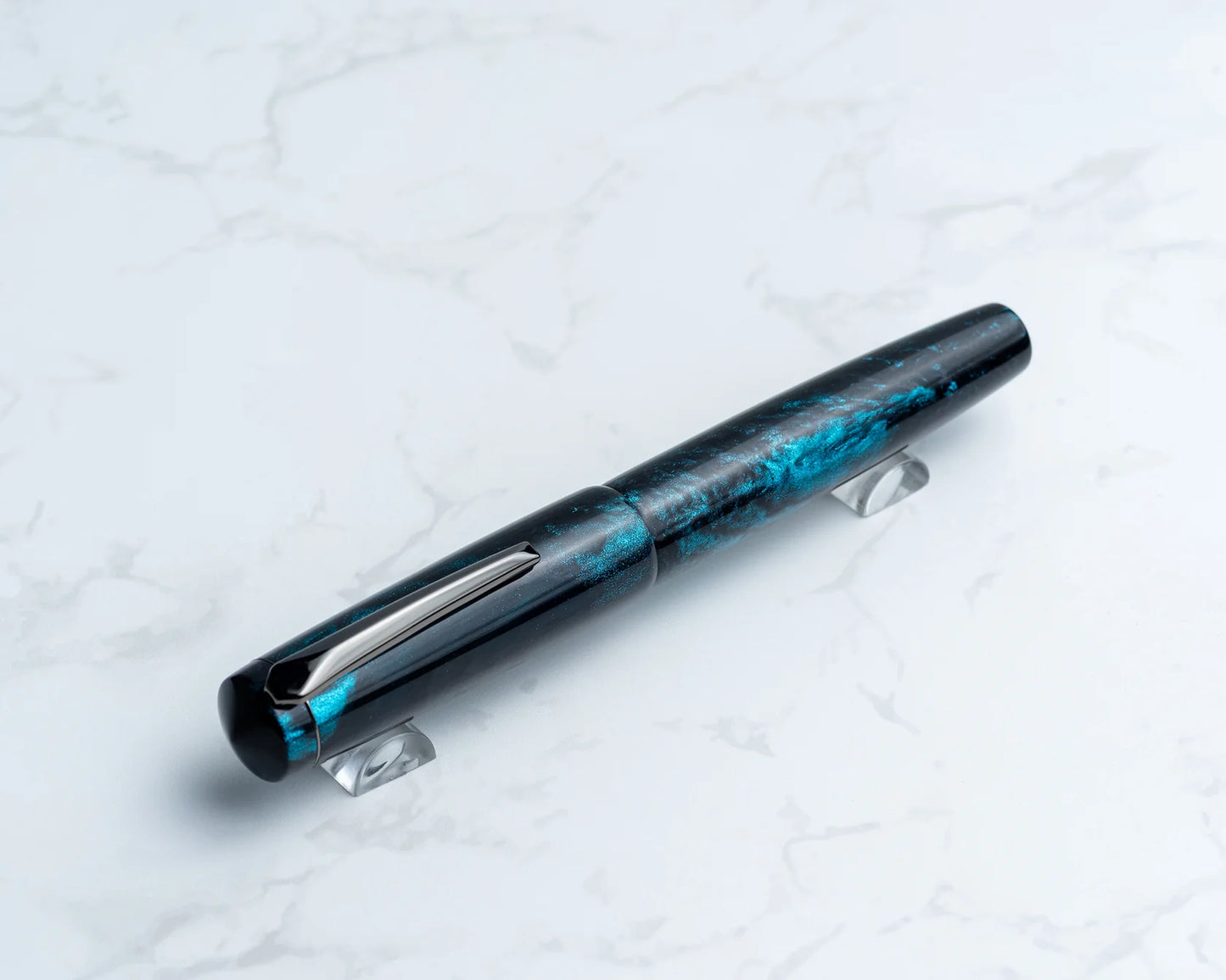 Rhys' Pieces Custom Fountain Pen - "Dark Matter"