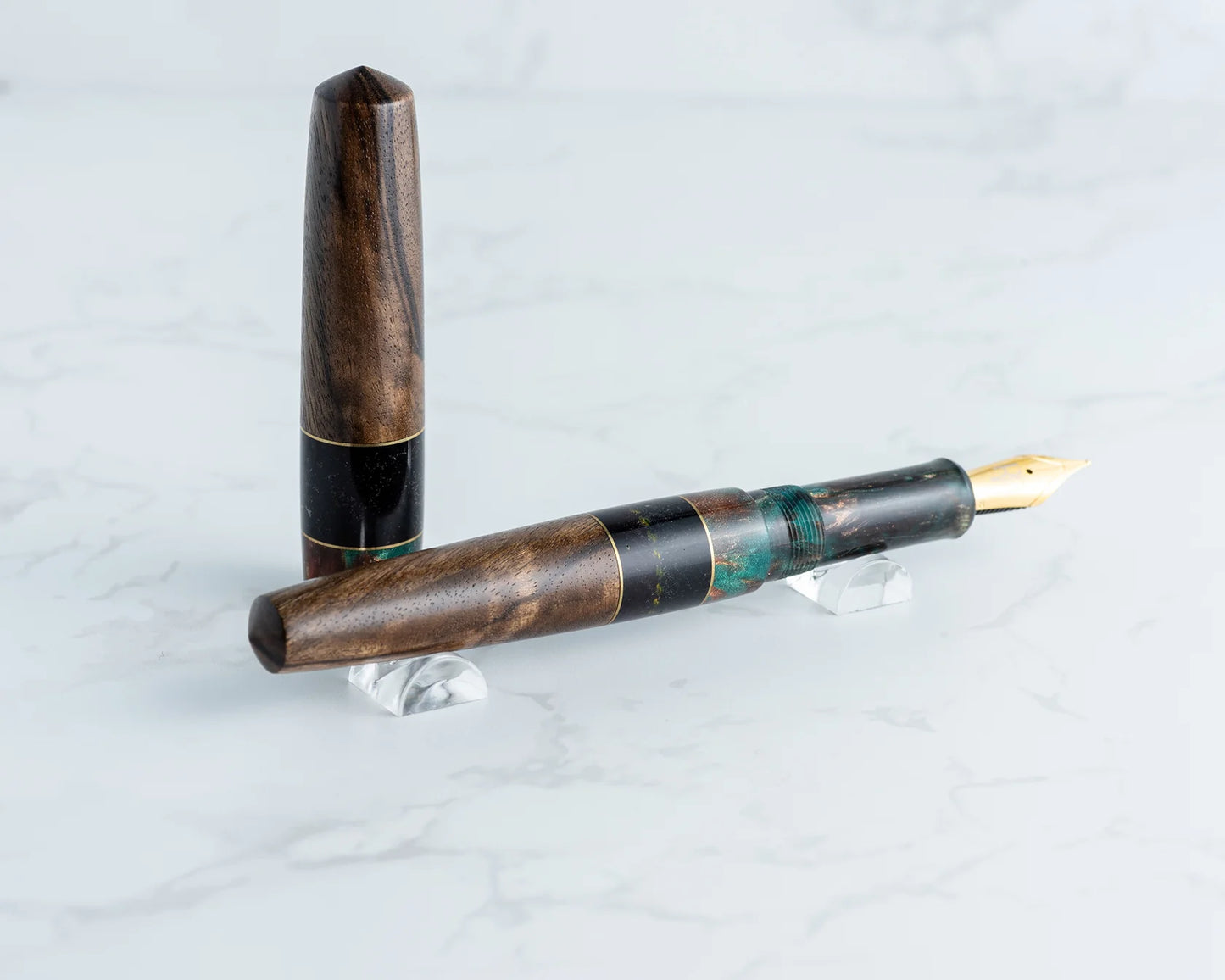 Rhys' Pieces Custom Fountain Pen - "Hidden Hollow"