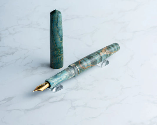 Rhys' Pieces Custom Fountain Pen - "Morning Dew"