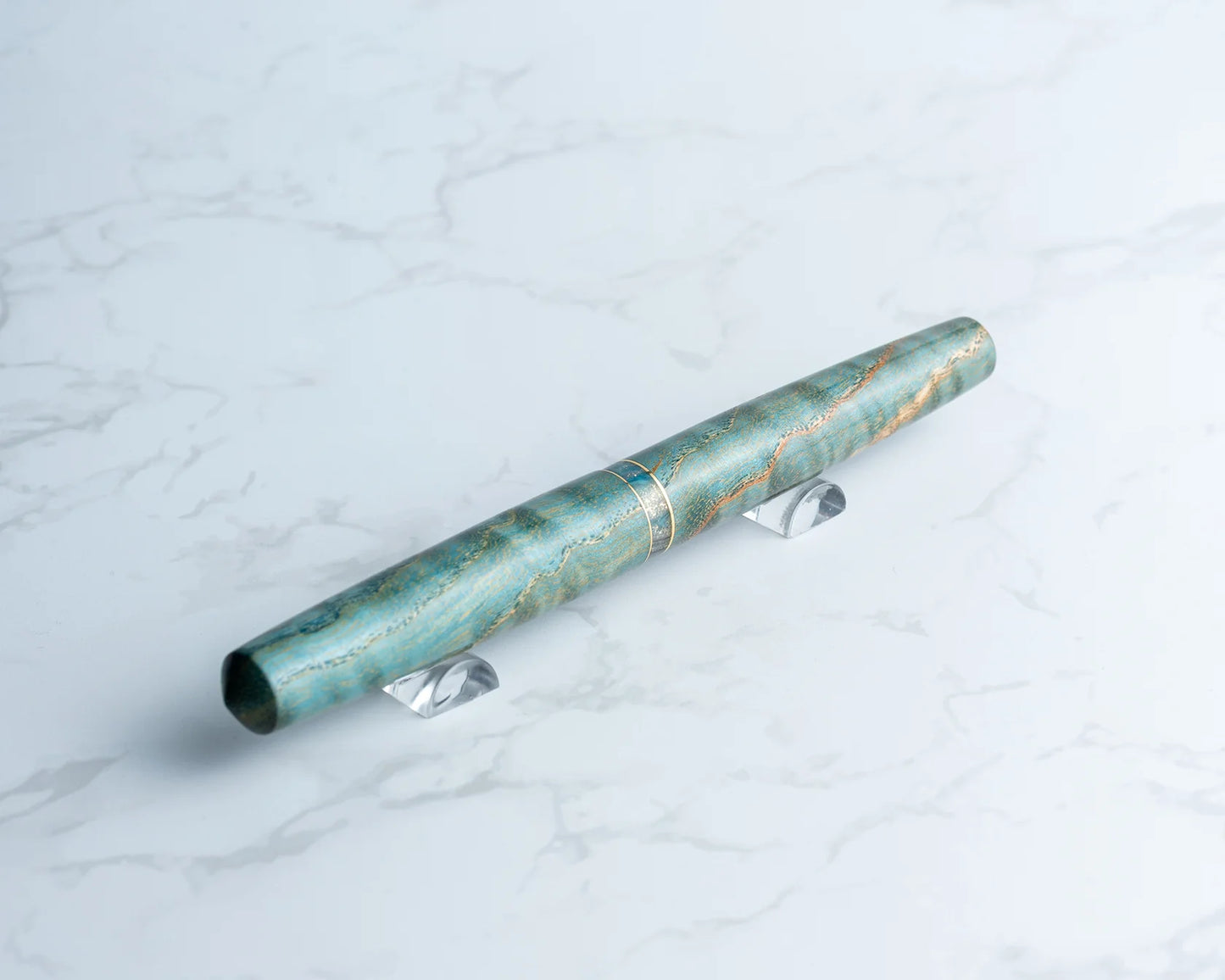 Rhys' Pieces Custom Fountain Pen - "Morning Dew"