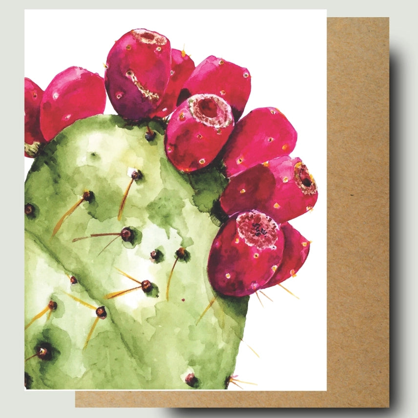 Prickly Pear Fruit  Greeting Card