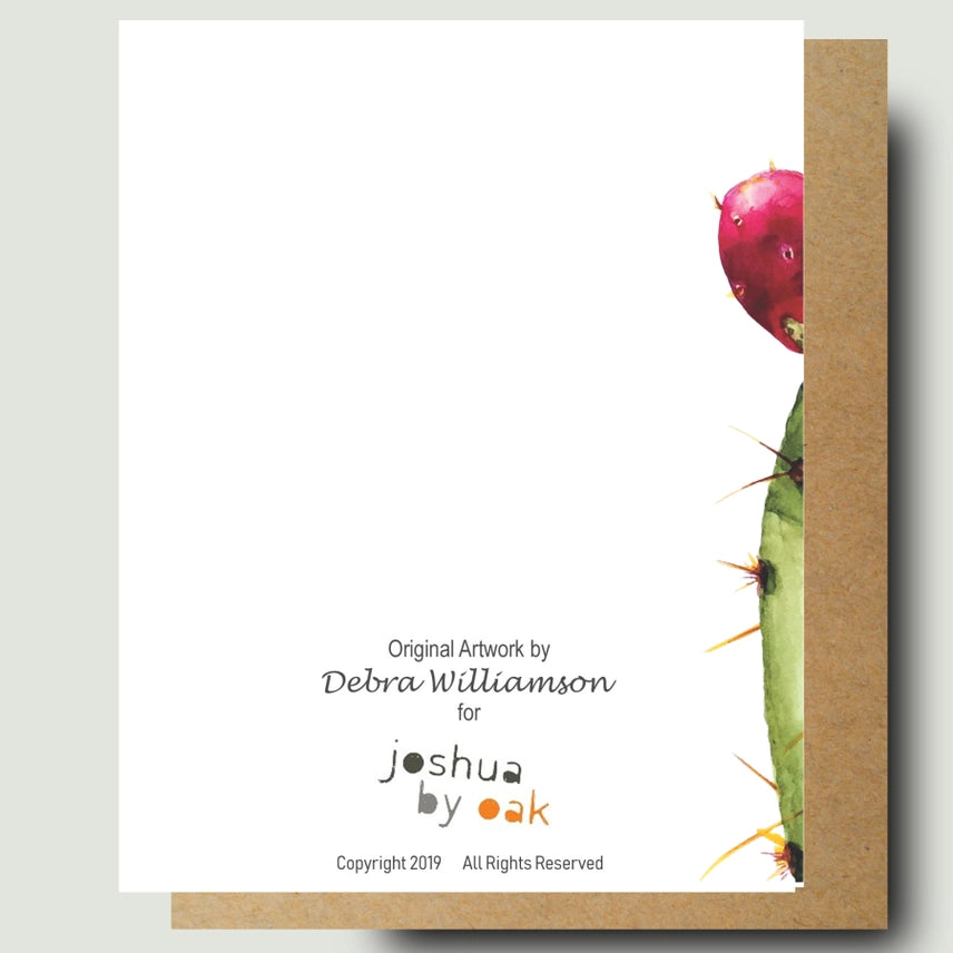 Prickly Pear Fruit  Greeting Card