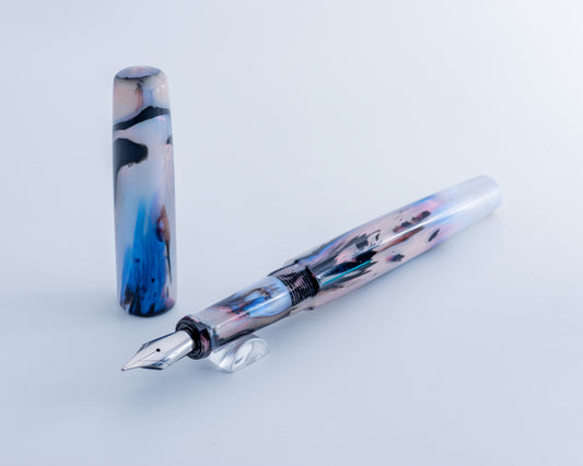 Rhys' Pieces Primary Piece Custom Fountain Pen - "Abalone"