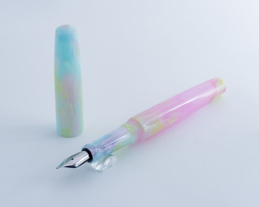 Rhys' Pieces Primary Piece Custom Fountain Pen - "Derby Days"