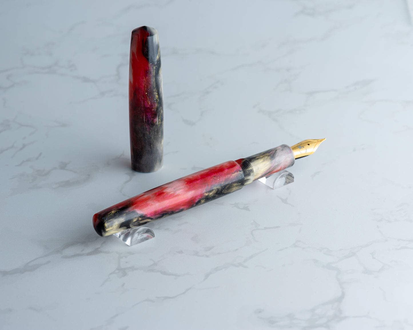 Rhys' Pieces Custom Fountain Pen - "Spirit of Sakura" 13mm