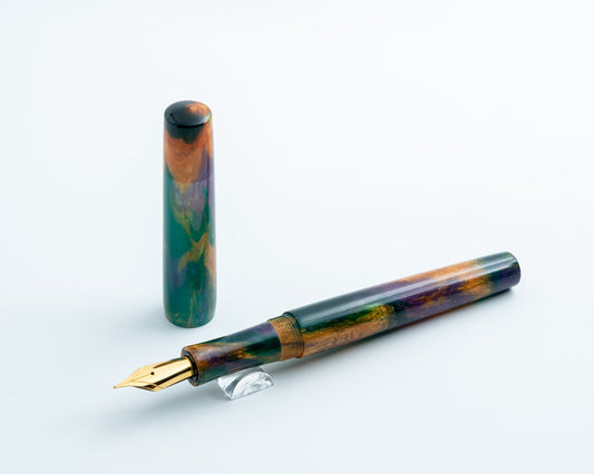 Rhys' Pieces Primary Piece Custom Fountain Pen - "Leprechaun King"