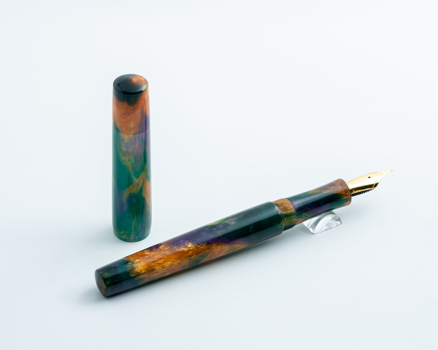 Rhys' Pieces Primary Piece Custom Fountain Pen - "Leprechaun King"
