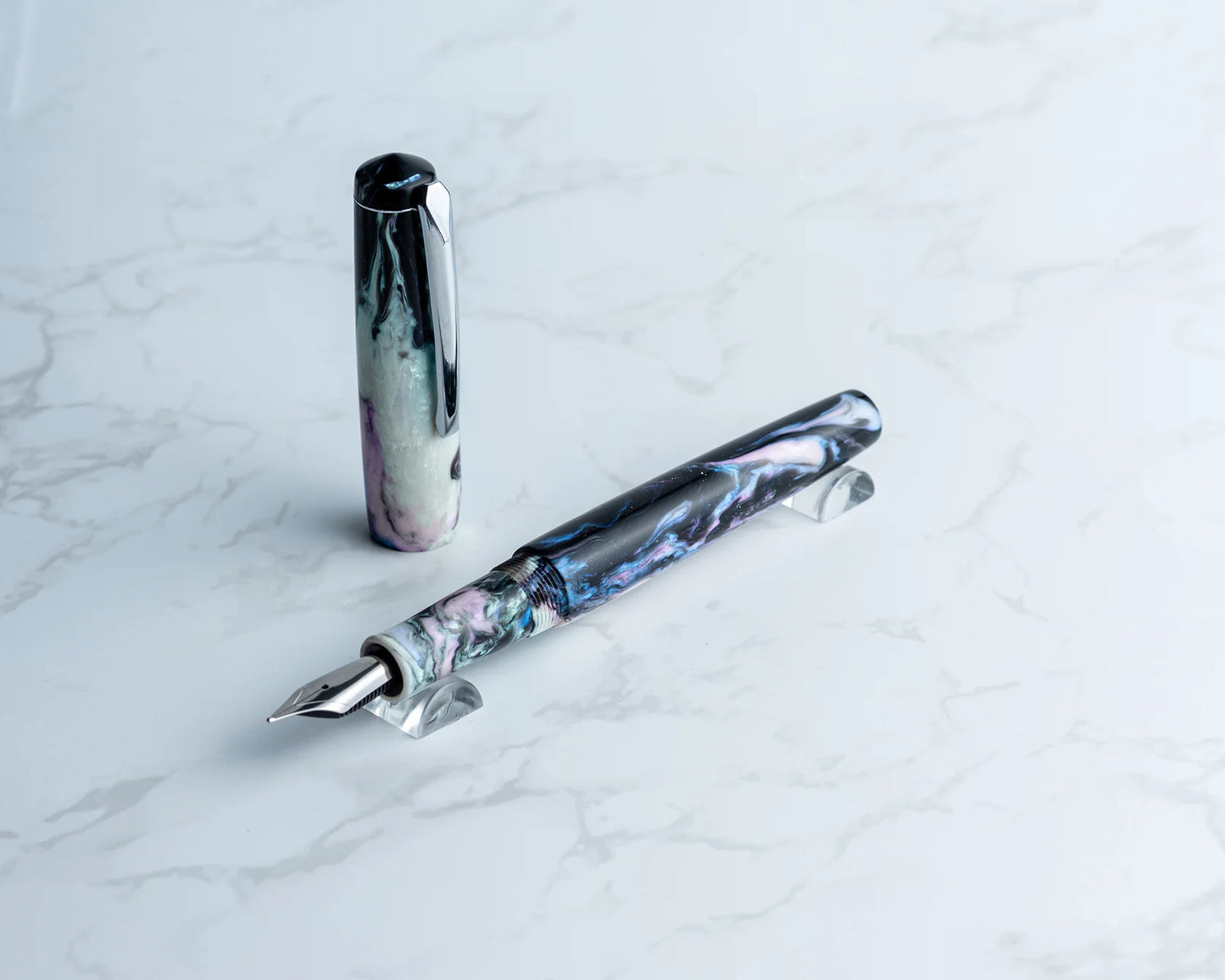 Rhys' Pieces Custom Fountain Pen - "Nebulabalone"