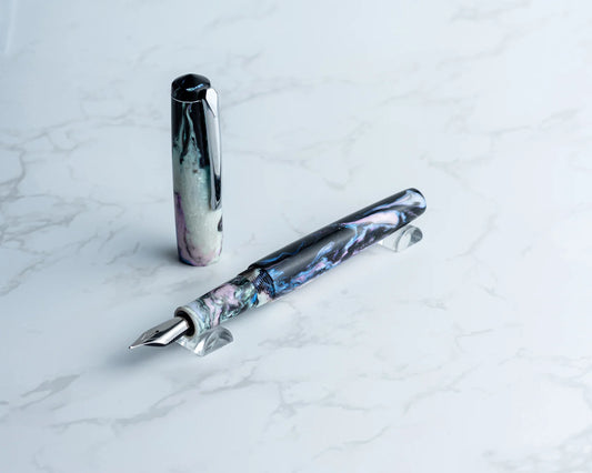 Rhys' Pieces Custom Fountain Pen - "Nebulabalone"