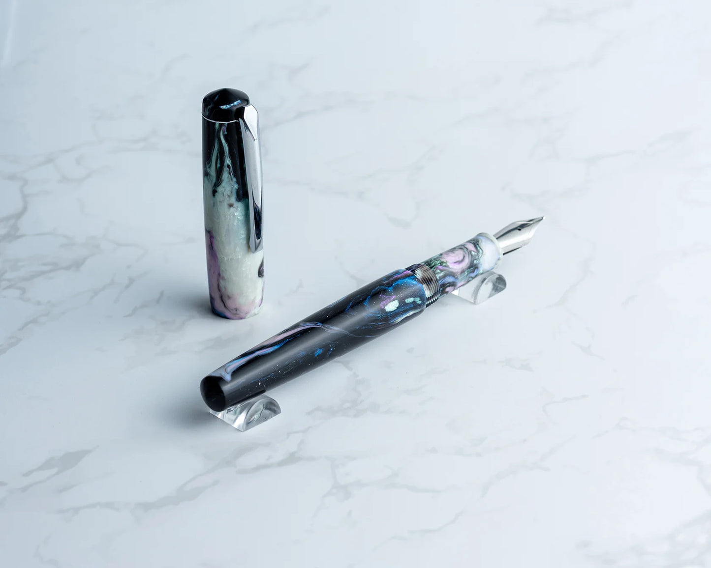 Rhys' Pieces Custom Fountain Pen - "Nebulabalone"