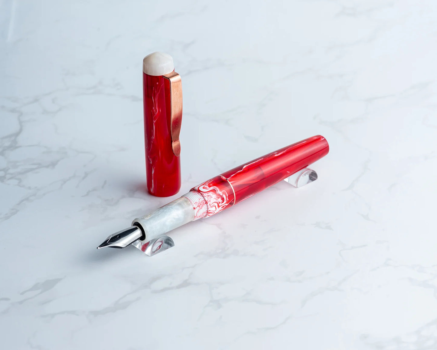 Rhys' Pieces Custom Fountain Pen - "Roses"