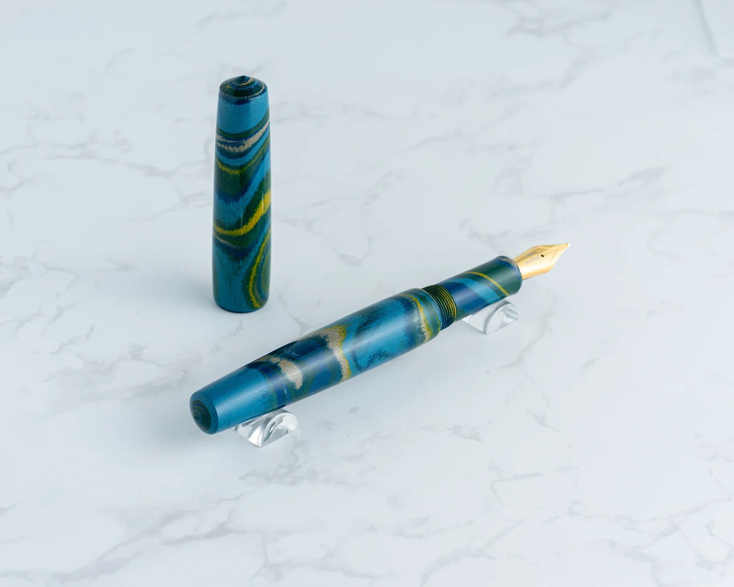 Rhys' Pieces Custom Fountain Pen - "Starry Ebo-Night"