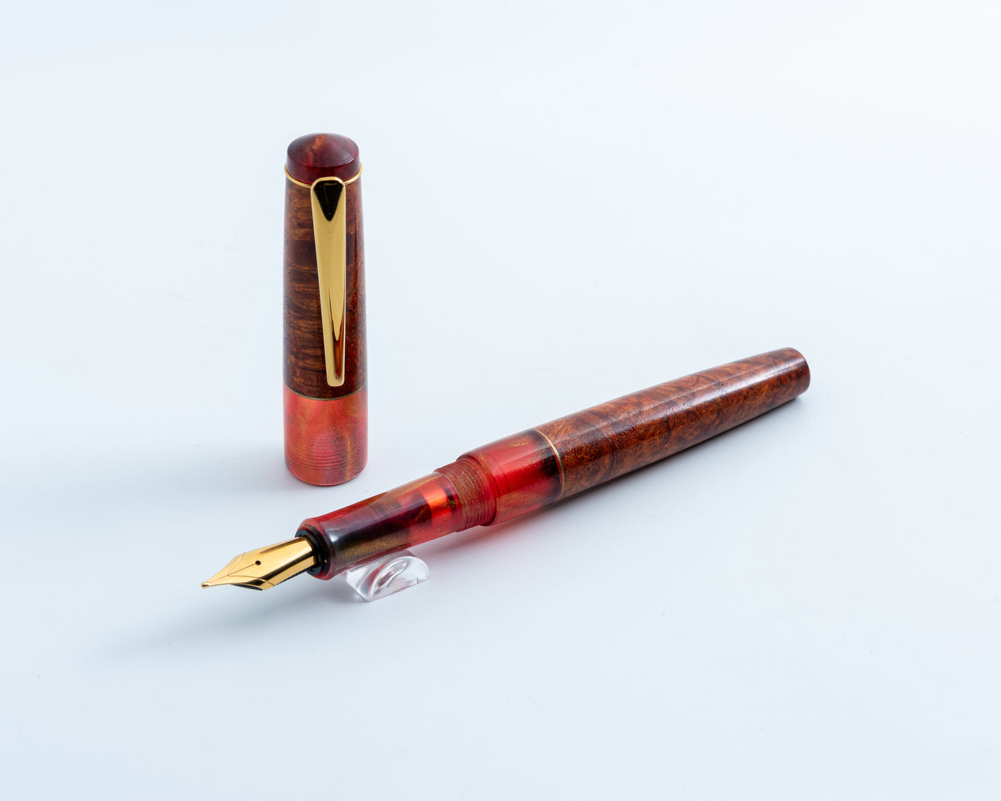 Rhys' Pieces Custom Fountain Pen - "Fawke's Blood"