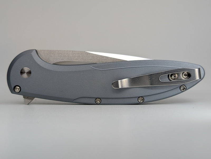 Protech Cambria Custom 4 Button Lock TechnoCarbo Copper Inlay Mike Irie Compound Grind #58/80