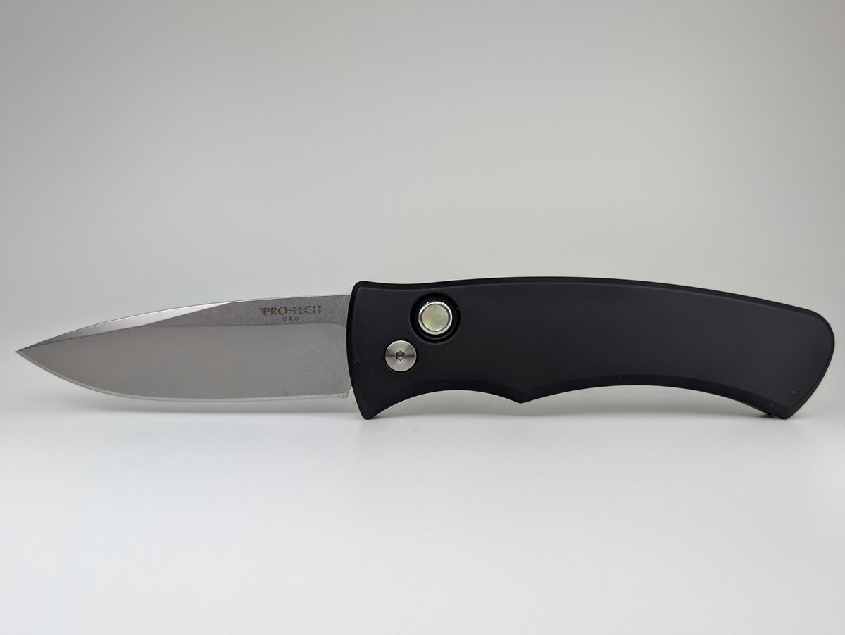 Protech Duke 2 Pearl Button Magnacut Auto Folding Knife Blade Show West 2025