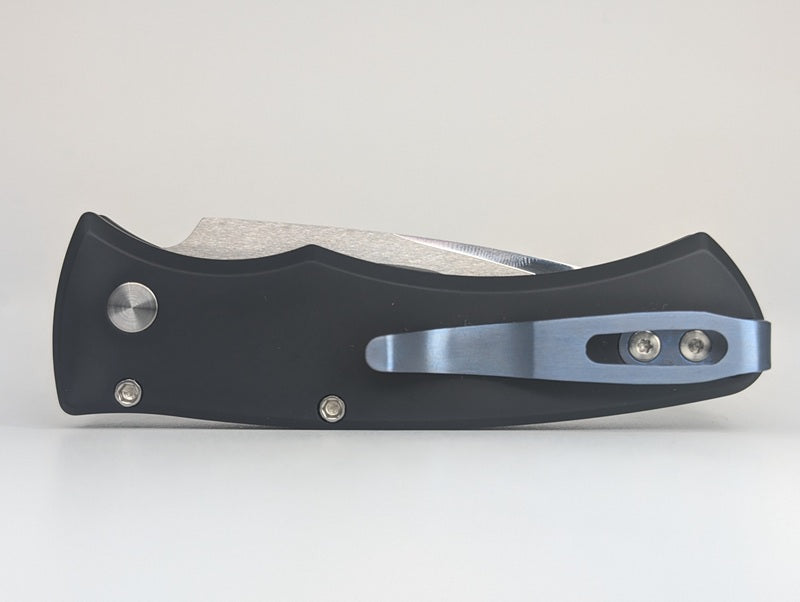 Protech Duke 2 Black Mike Irie Mirror Polish 154-CM Auto Folding Knife Blade West 2026 Exclusive