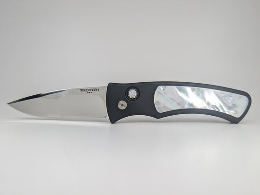 Protech Duke 2 Black Mike Irie Mirror Polish 154-CM Auto Folding Knife Blade West 2026 Exclusive