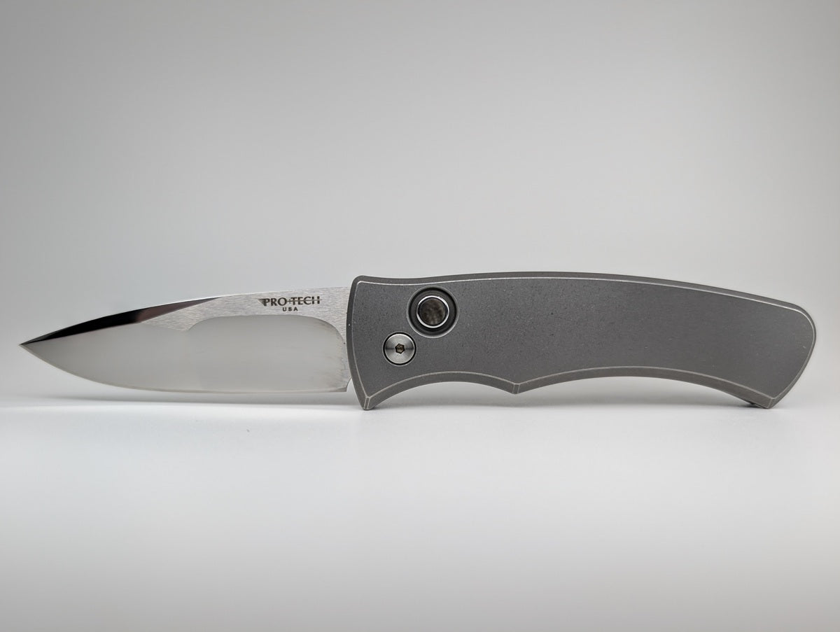 Protech Duke 2 Auto Custom 2025 Blade Atlanta 2 tone Mike Irie Compound Ground polished blade