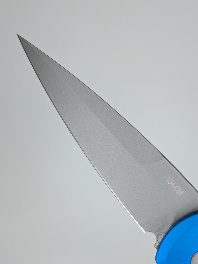 Protech Godson Blue "Leftie" 154CM Auto Folding Knife
