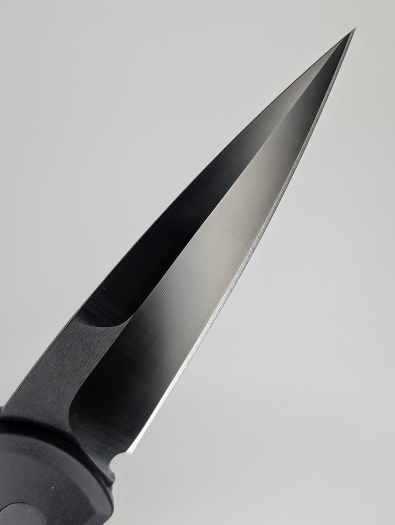 Protech Godson Violet Marble Carbon Fiber Inlay DLC Satin 20CV Blade Auto Folding Knife