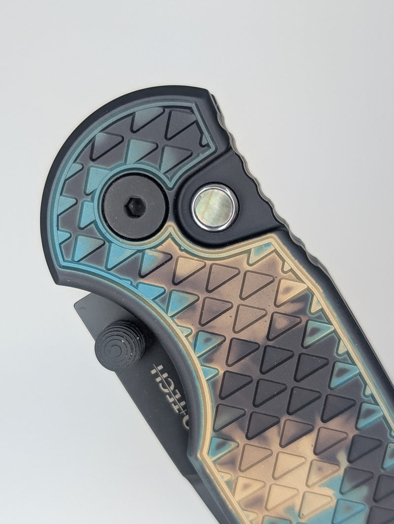 Protech Integrity Shipwreck Relic DLC Magnacut Buttonlock Folding Knife