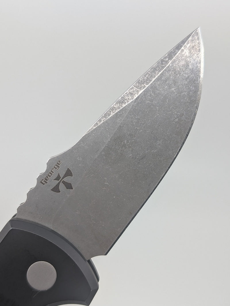 *Consignment* Protech Short Bladed Rockeye Acid Wash Auto Folding Knife