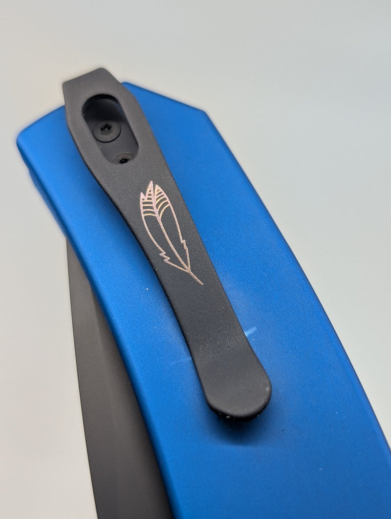 *Consignment* Protech Magic 2 "Whiskers" Blue DLC 154-CM Auto Folding Knife