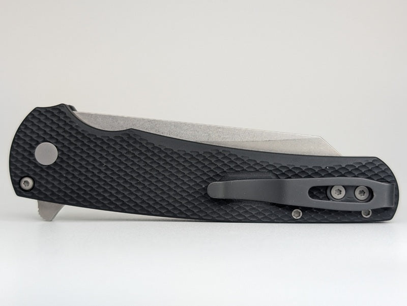 Pro-Tech 5405 Malibu Manual Flipper Knife 3.30" Magnacut Stonewashed Reverse Tanto Blade