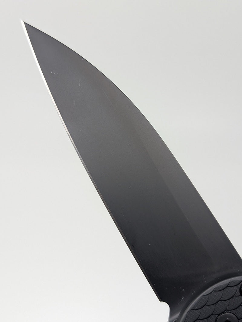 *Consignment* Protech Malibu Dragon Scale Black DLC Magnacut Button Lock Folding Knife