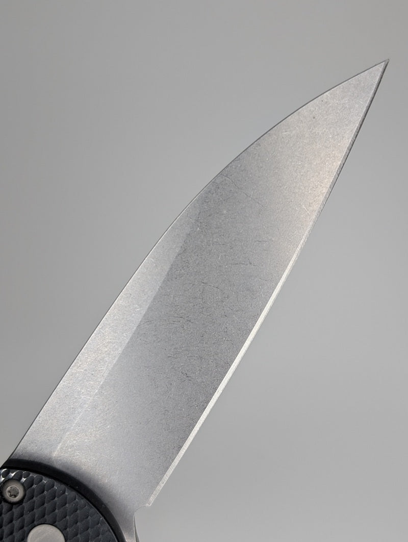 *Consignment* Protech Malibu Flipper Textured Handle Stonewash Magnacut Wharncliffe Blade