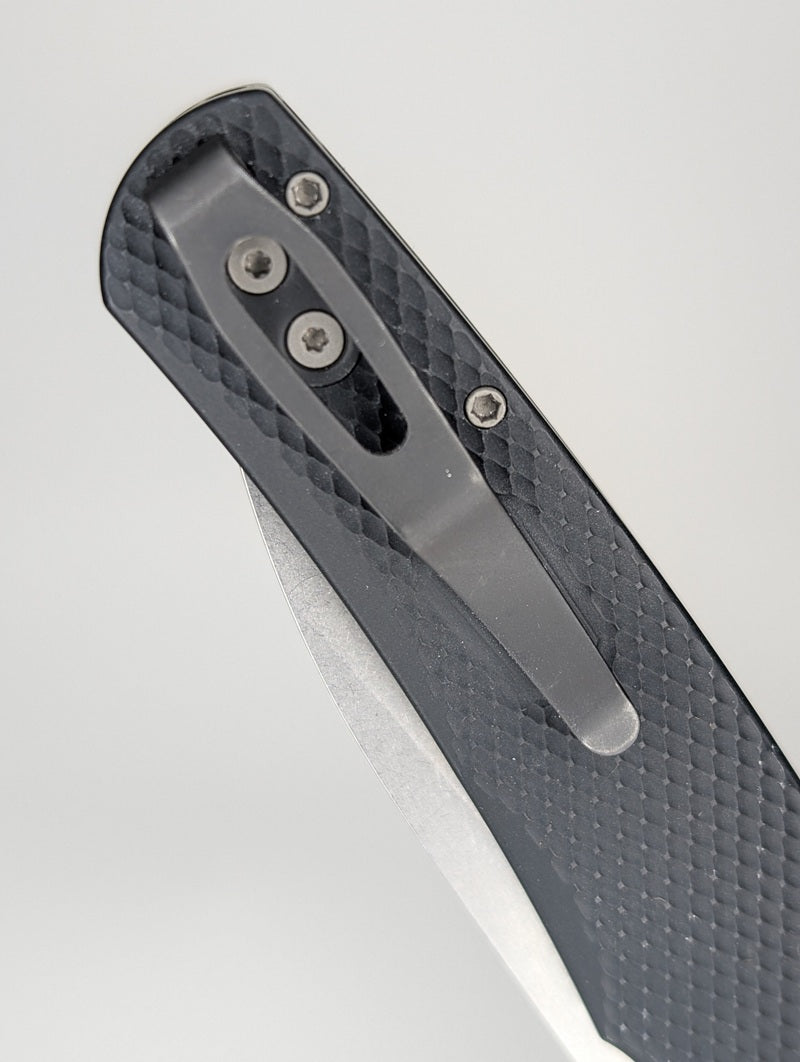 *Consignment* Protech Malibu Flipper Textured Handle Stonewash Magnacut Wharncliffe Blade