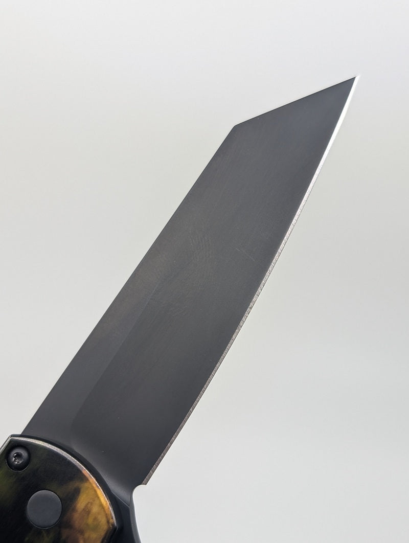 *Consignment* Protech Malibu Woodland Camo REC Exclusive Button Lock Folding Knife