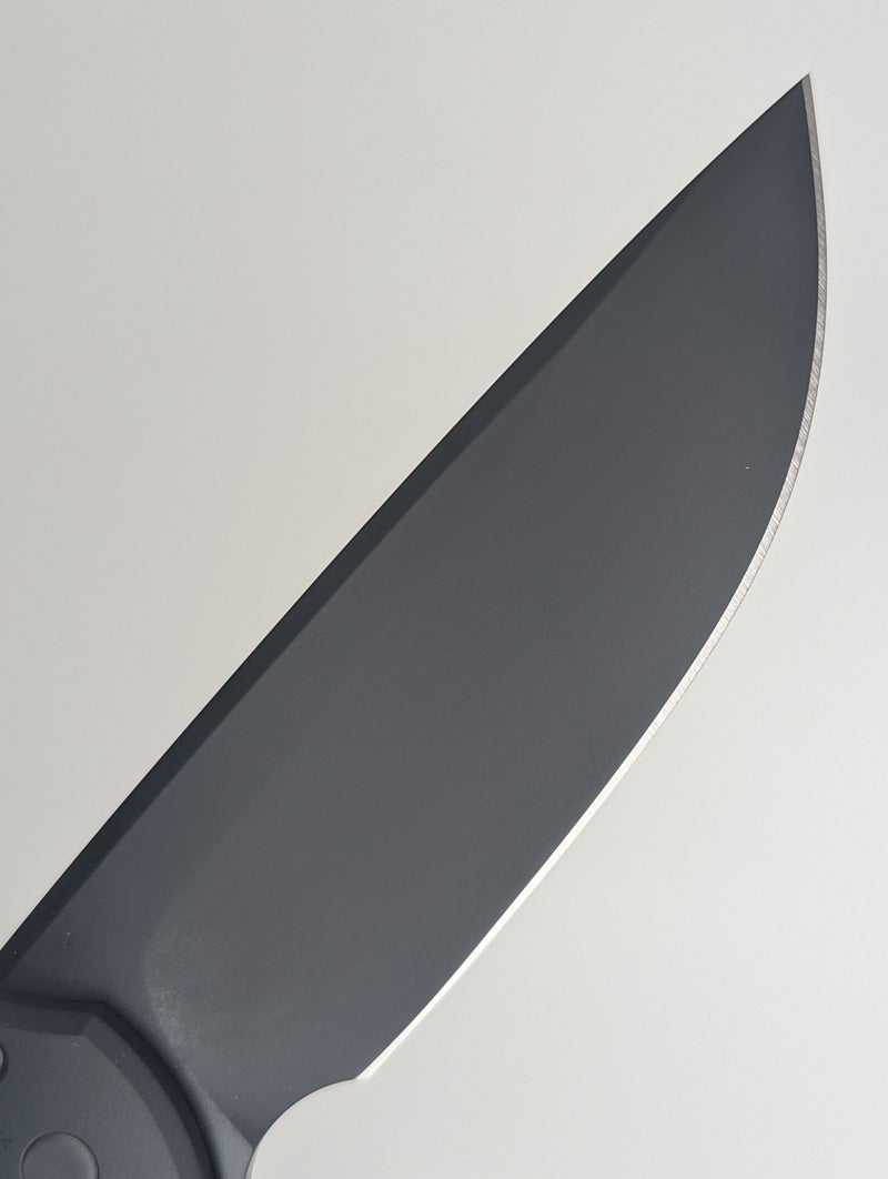 Protech Mordax Tritium Button Lock Operator Gridlock handle Black DLC Magnacut blade