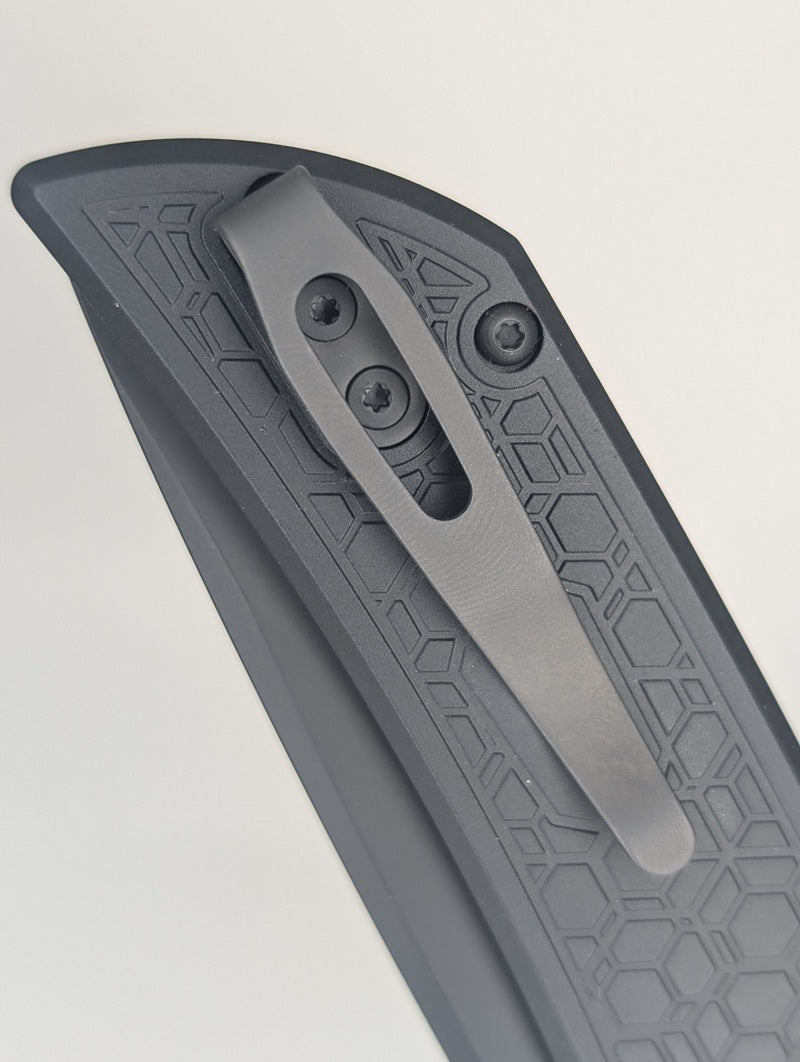 Protech Mordax Tritium Button Lock Operator Gridlock handle Black DLC Magnacut blade