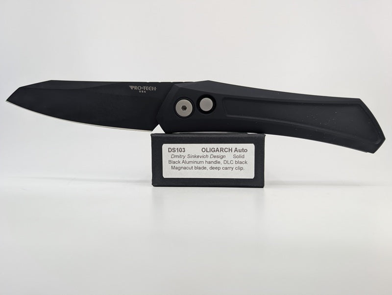 *Consignment* Protech Oligarch Black DLC Auto Folding Knife