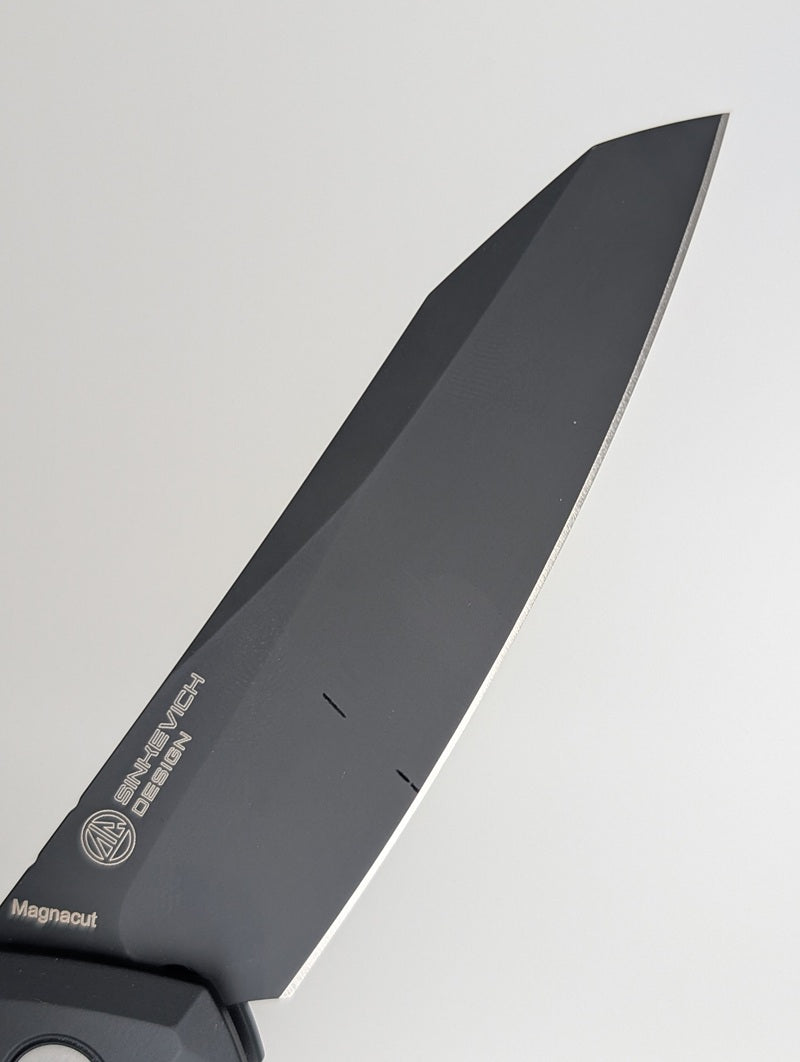 Protech Oligarch Black Handle DLC Blade Auto Folding Knife