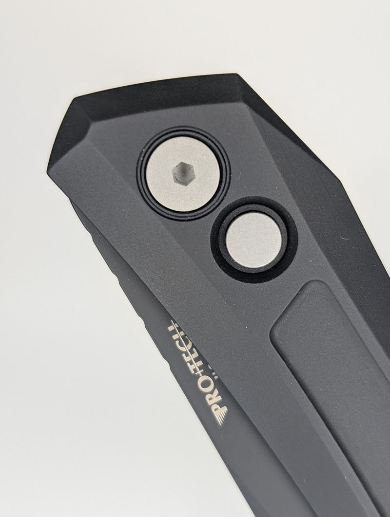 Protech Oligarch Black Handle DLC Blade Auto Folding Knife