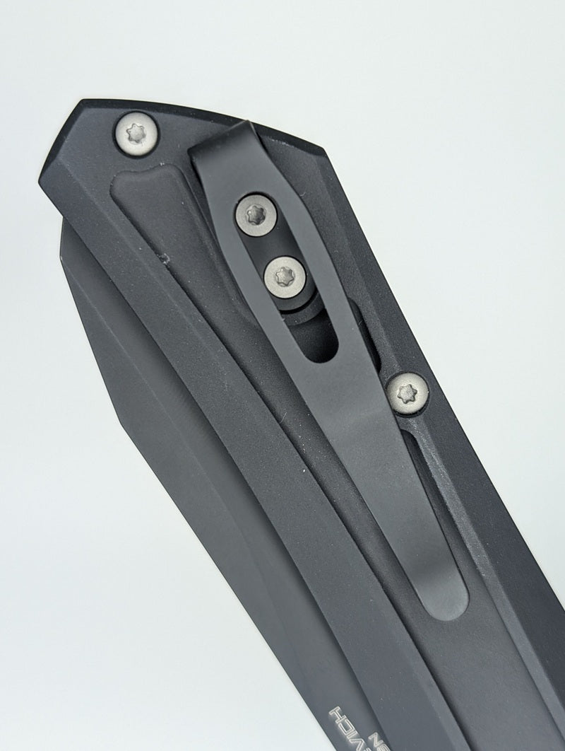 Protech Oligarch Black Handle DLC Blade Auto Folding Knife